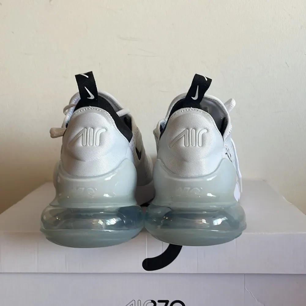 Nike Air Max 270 White/Black White Women Size 12(AH6789-100) - Picture 9 of 13
